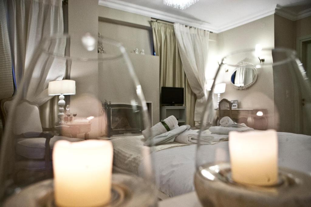 Melies Boutique Hotel Káto Loutrákion Oda fotoğraf
