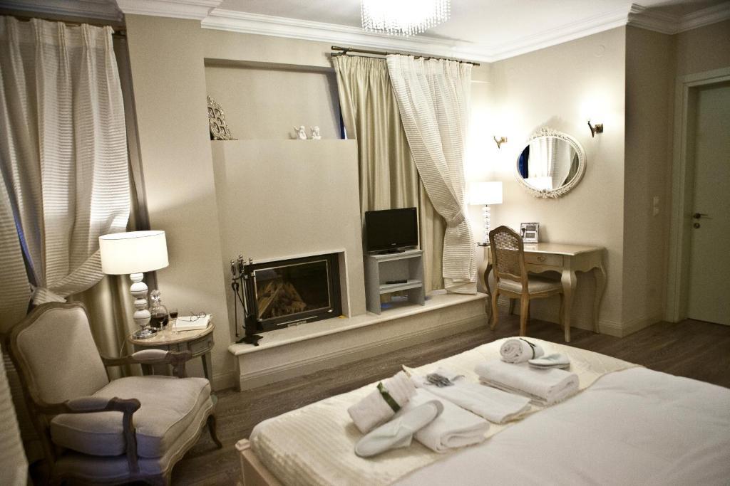 Melies Boutique Hotel Káto Loutrákion Oda fotoğraf
