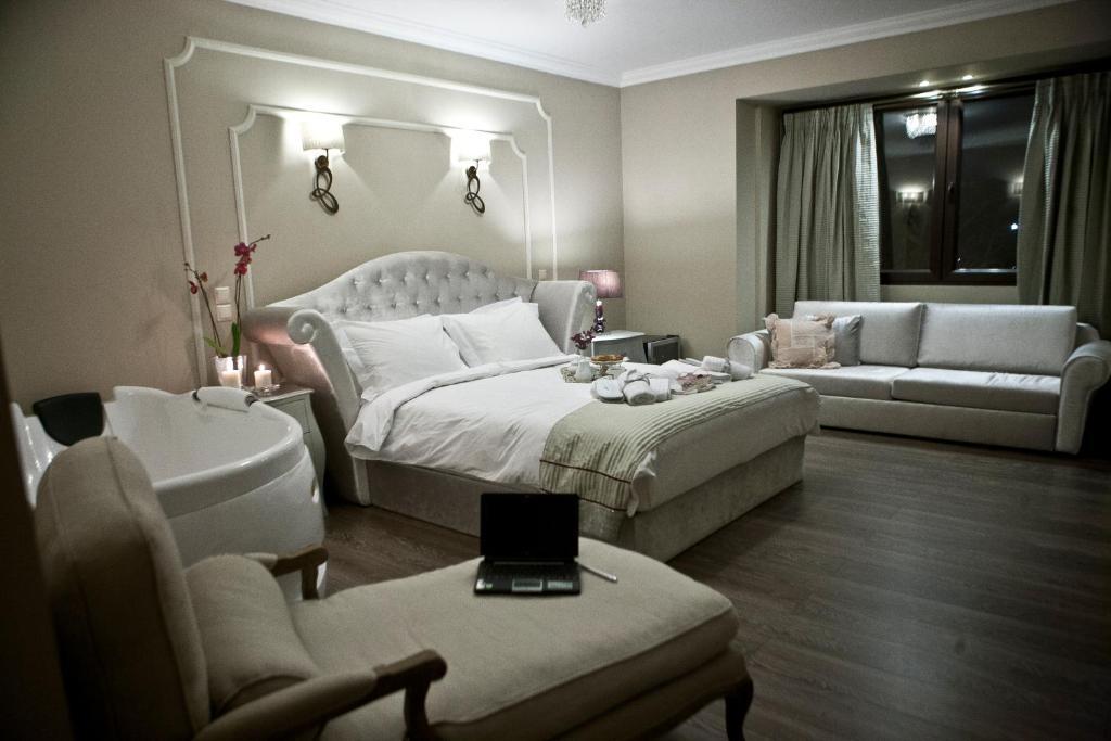 Melies Boutique Hotel Káto Loutrákion Oda fotoğraf