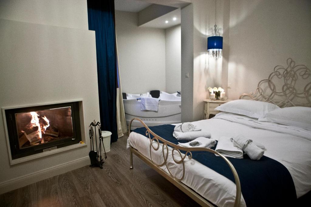 Melies Boutique Hotel Káto Loutrákion Oda fotoğraf